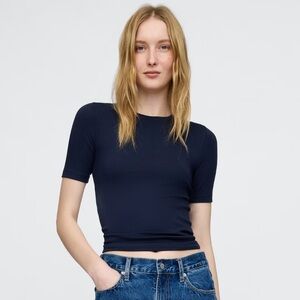 GAP Blue Short Sleeve Tee - tall length